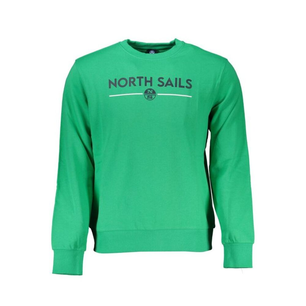 North Sails Verde Cotton Men Men's Sweatshirt